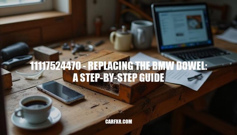 11117524470 - Replacing the BMW Dowel: A Step-by-Step Guide