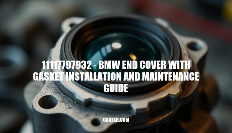 11117797932 - BMW End Cover with Gasket Installation and Maintenance Guide