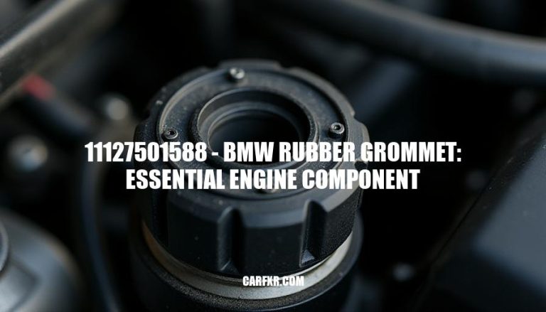 11127501588 - BMW Rubber Grommet: Essential Engine Component