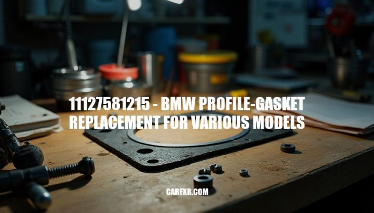 11127581215 - BMW Profile-Gasket Replacement for Various Models