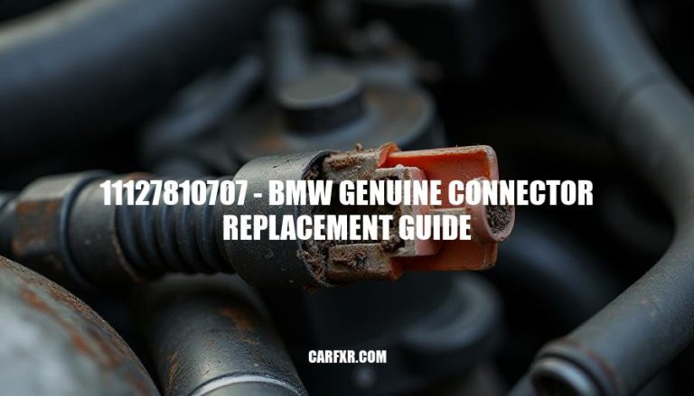 11127810707 - BMW Genuine Connector Replacement Guide