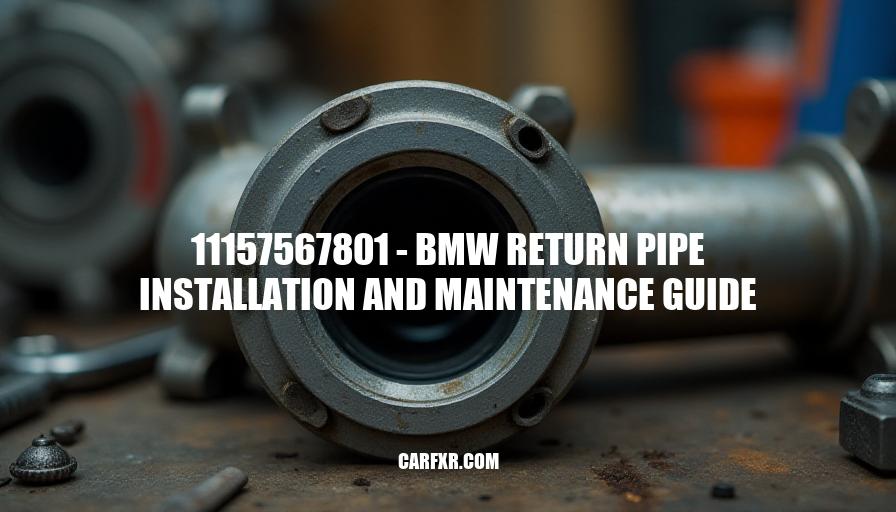 11157567801 - BMW Return Pipe Installation and Maintenance Guide