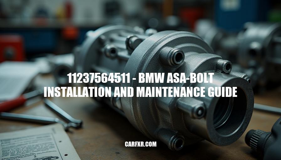 11237564511 - BMW ASA-Bolt Installation and Maintenance Guide