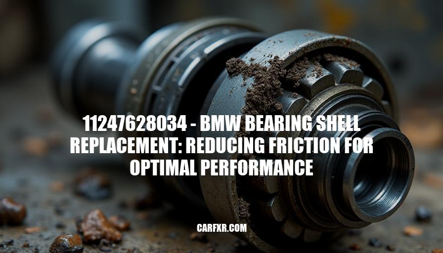 11247628034 - BMW Bearing Shell Replacement: Reducing Friction for Optimal Performance