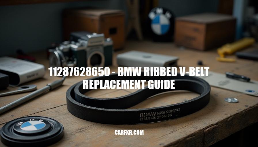 11287628650 - BMW Ribbed V-Belt Replacement Guide