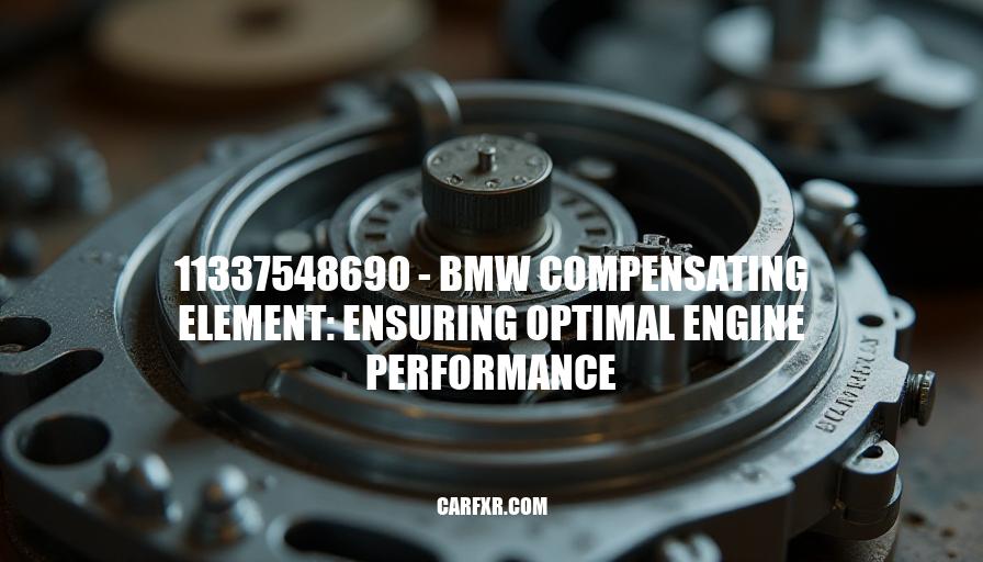 11337548690 - BMW Compensating Element: Ensuring Optimal Engine Performance