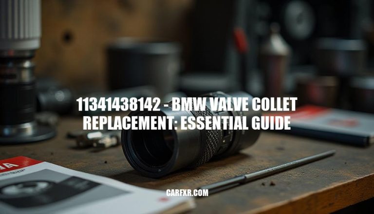 11341438142 - BMW Valve Collet Replacement: Essential Guide