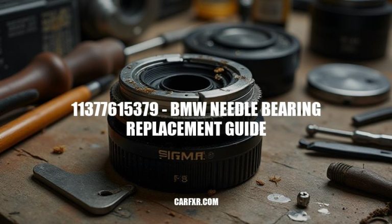 11377615379 - BMW Needle Bearing Replacement Guide