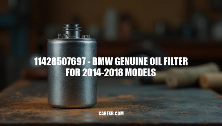 11428507697 - BMW Genuine Oil Filter for 2014-2018 Models