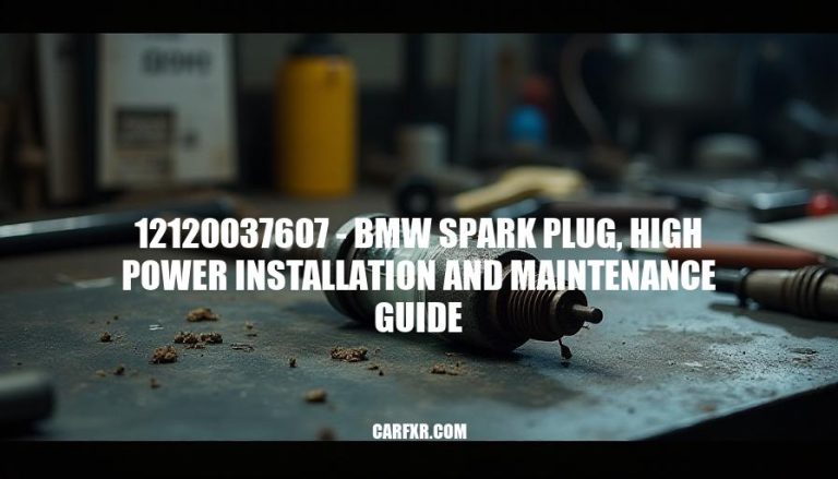 12120037607 - BMW Spark Plug, High Power Installation and Maintenance Guide