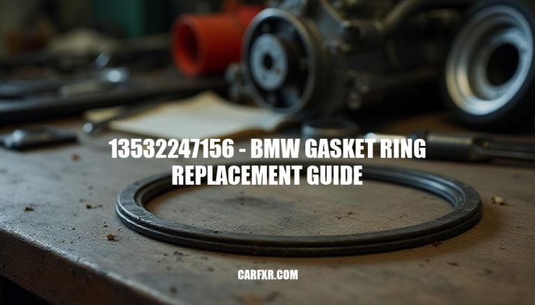 13532247156 - BMW Gasket Ring Replacement Guide