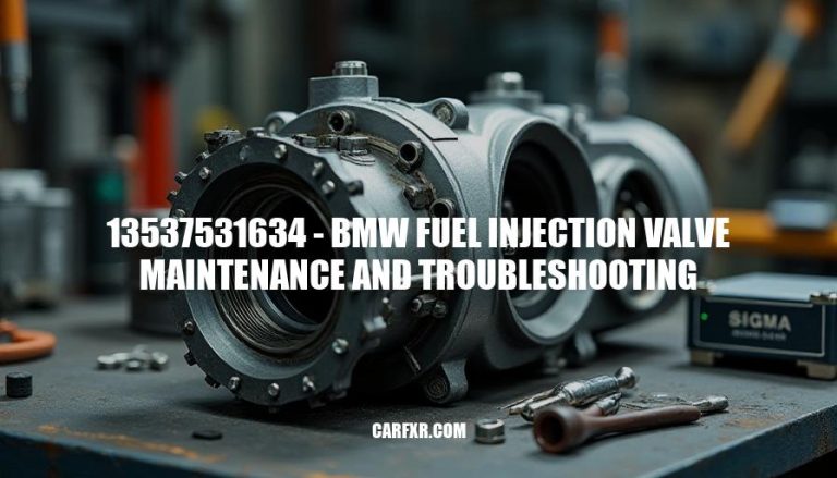 13537531634 - BMW Fuel Injection Valve Maintenance and Troubleshooting