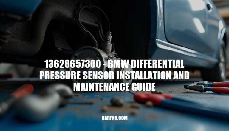 13628657300 - BMW Differential Pressure Sensor Installation and Maintenance Guide