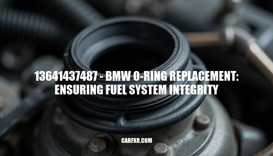 13641437487 - BMW O-Ring Replacement: Ensuring Fuel System Integrity