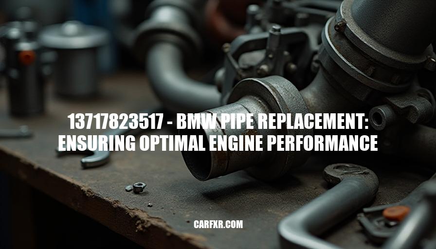 13717823517 - BMW Pipe Replacement: Ensuring Optimal Engine Performance