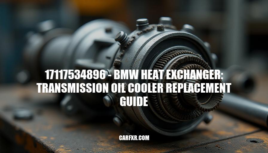 17117534896 - BMW Heat Exchanger: Transmission Oil Cooler Replacement Guide