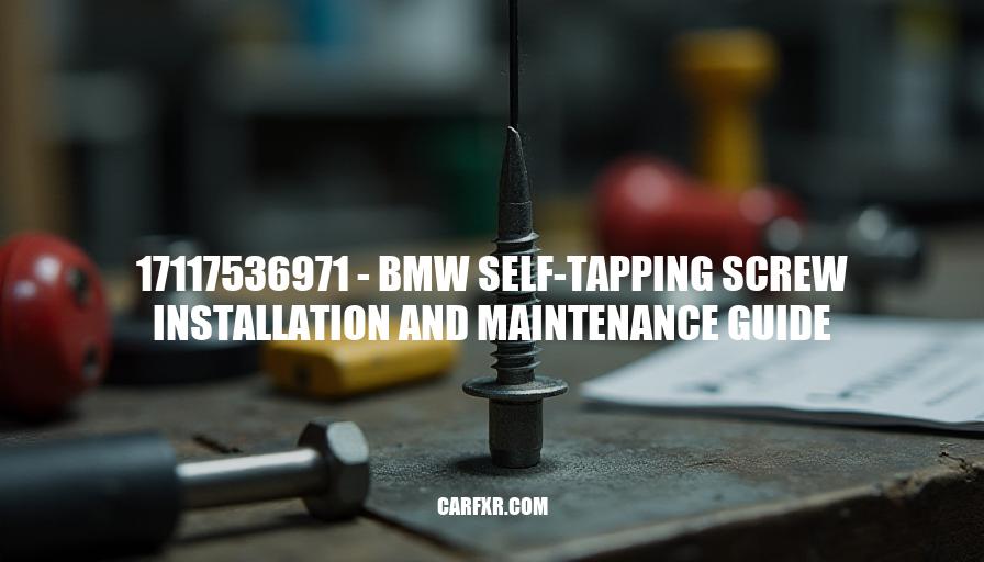 17117536971 - BMW Self-Tapping Screw Installation and Maintenance Guide