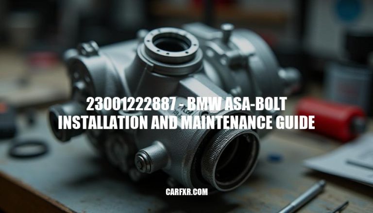 23001222887 - BMW ASA-Bolt Installation and Maintenance Guide