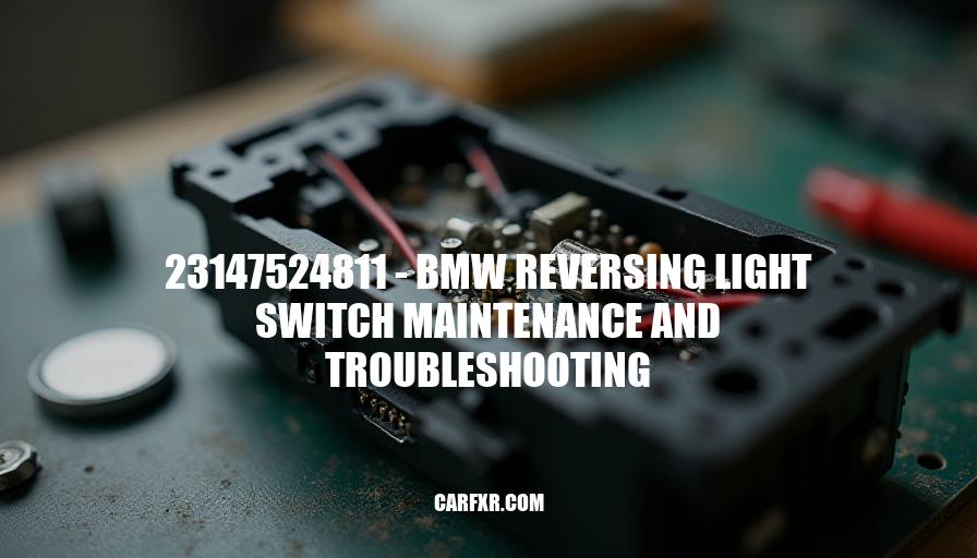 23147524811 - BMW Reversing Light Switch Maintenance and Troubleshooting