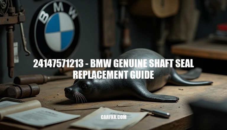 24147571213 - BMW Genuine Shaft Seal Replacement Guide