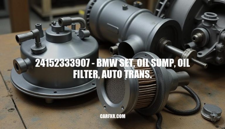 24152333907 - BMW Set, Oil Sump, Oil Filter, Auto Trans.