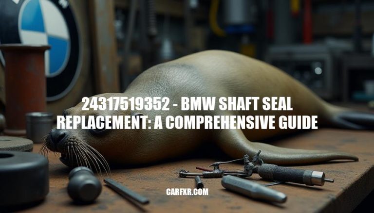 24317519352 - BMW Shaft Seal Replacement: A Comprehensive Guide