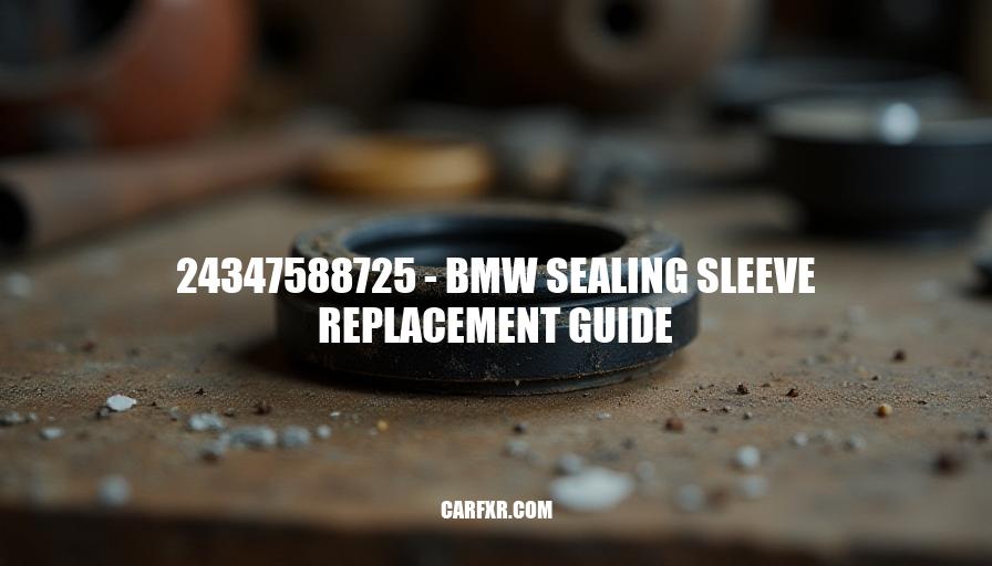 24347588725 - BMW Sealing Sleeve Replacement Guide