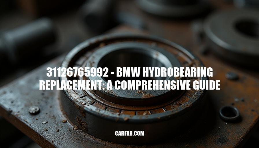 31126765992 - BMW Hydrobearing Replacement: A Comprehensive Guide