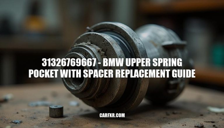 31326769667 - BMW Upper Spring Pocket with Spacer Replacement Guide