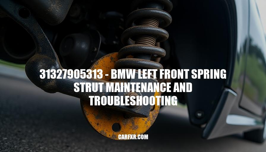 31327905313 - BMW Left Front Spring Strut Maintenance and Troubleshooting