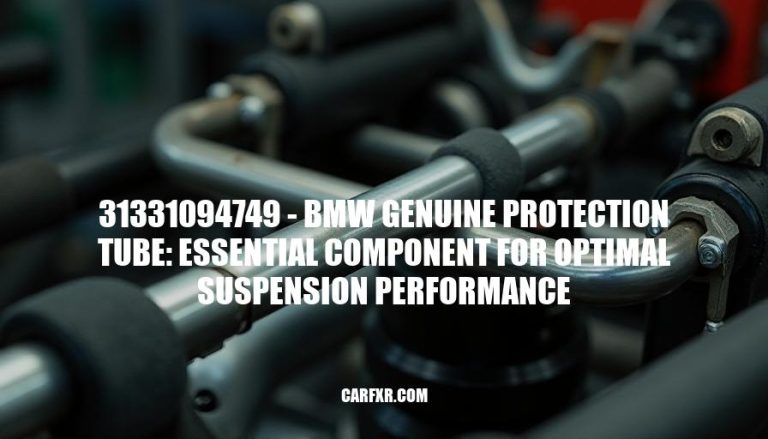 31331094749 - BMW Genuine Protection Tube: Essential Component for Optimal Suspension Performance