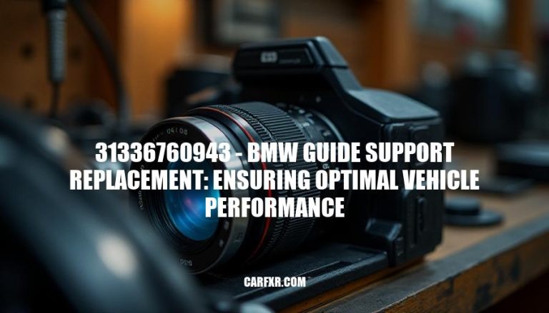 31336760943 - BMW Guide Support Replacement: Ensuring Optimal Vehicle Performance