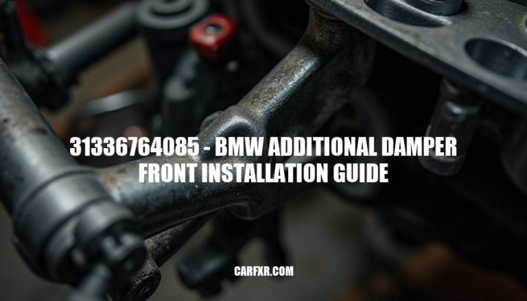 31336764085 - BMW Additional Damper Front Installation Guide