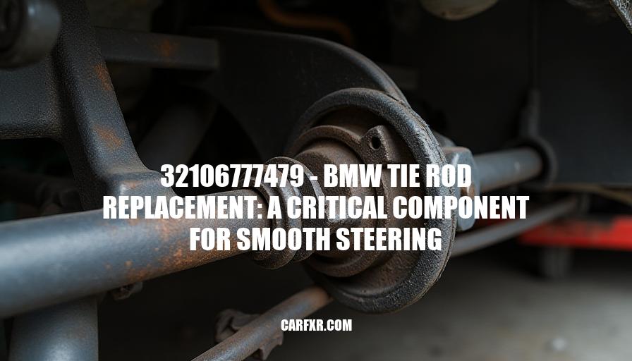 32106777479 - BMW Tie Rod Replacement: A Critical Component for Smooth Steering