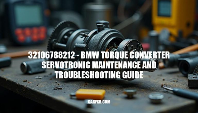 32106788212 - BMW Torque Converter Servotronic Maintenance and Troubleshooting Guide