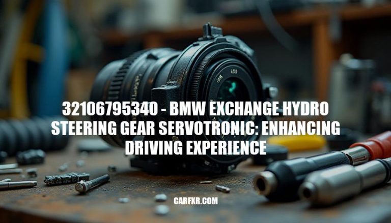 32106795340 - BMW Exchange Hydro Steering Gear Servotronic: Enhancing Driving Experience