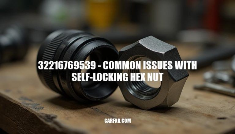 32216769539 - Common Issues with Self-Locking Hex Nut