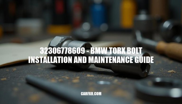 32306778609 - BMW Torx Bolt Installation and Maintenance Guide