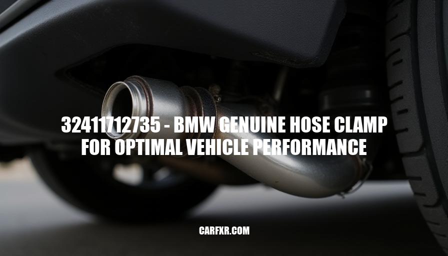 32411712735 - BMW Genuine Hose Clamp for Optimal Vehicle Performance