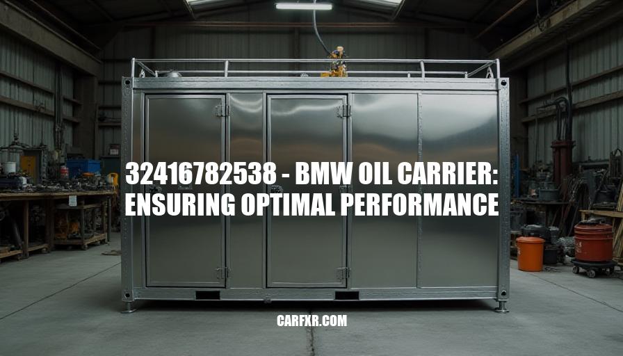 32416782538 - BMW Oil Carrier: Ensuring Optimal Performance