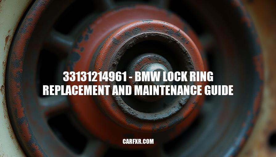 33131214961 - BMW Lock Ring Replacement and Maintenance Guide