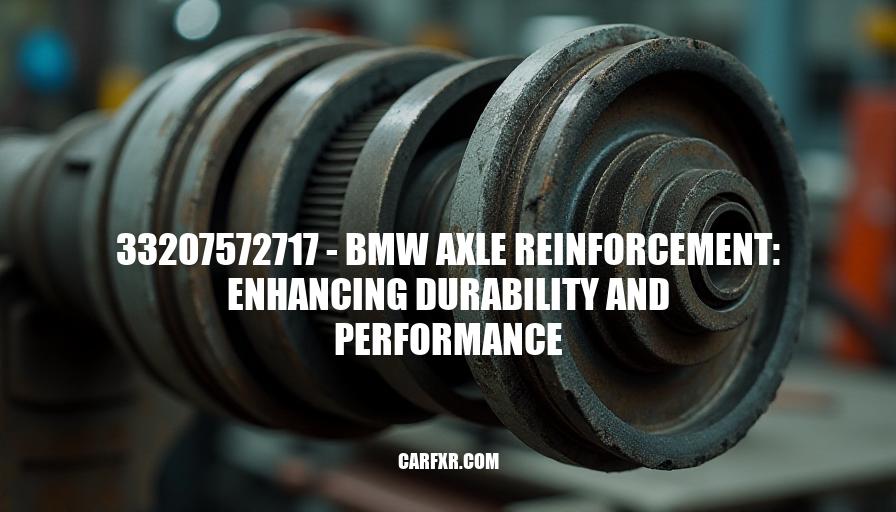 33207572717 - BMW Axle Reinforcement: Enhancing Durability and Performance