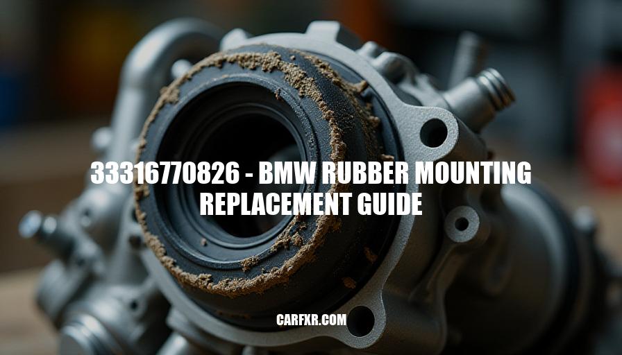 33316770826 - BMW Rubber Mounting Replacement Guide