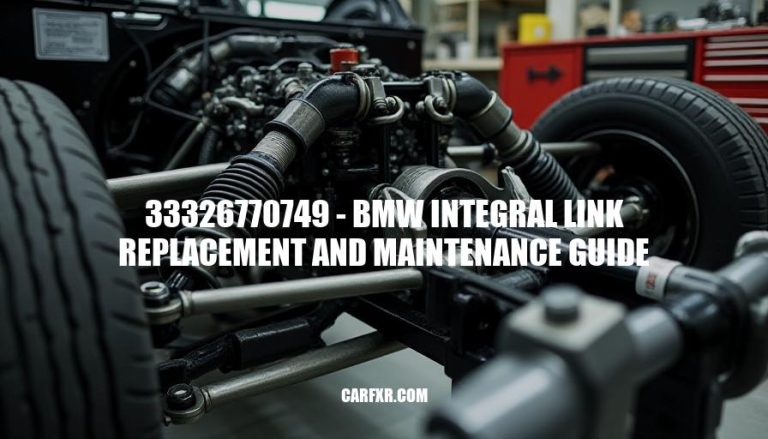 33326770749 - BMW Integral Link Replacement and Maintenance Guide