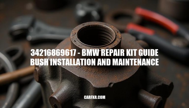 34216869617 - BMW Repair Kit Guide Bush Installation and Maintenance