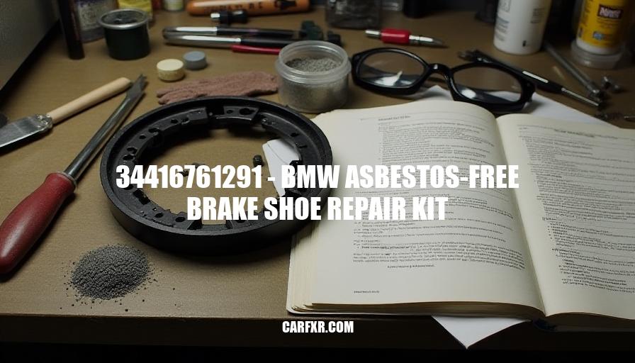 34416761291 - BMW Asbestos-Free Brake Shoe Repair Kit