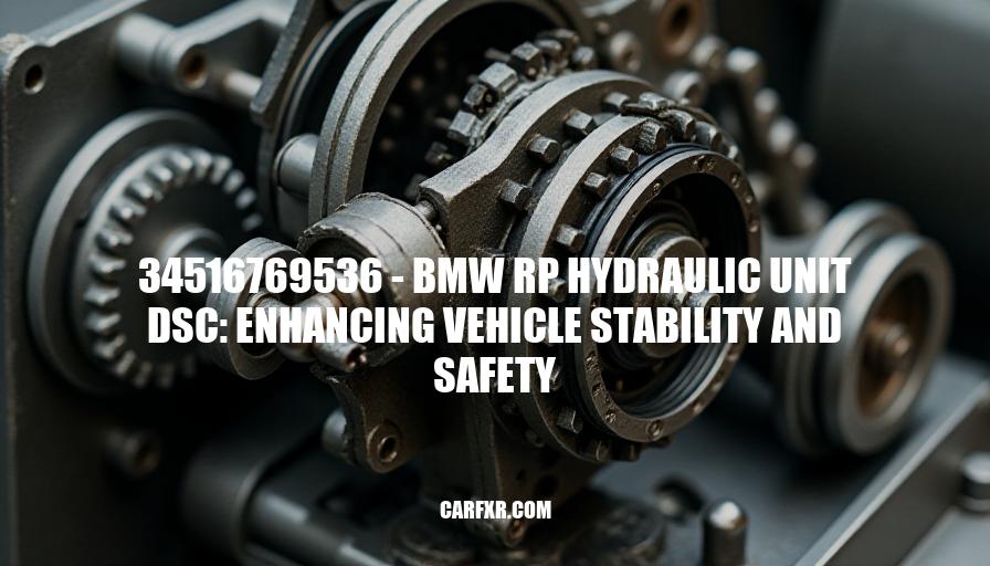 34516769536 - BMW RP Hydraulic Unit DSC: Enhancing Vehicle Stability and Safety