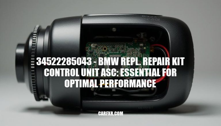 34522285043 - BMW Repl. Repair Kit Control Unit ASC: Essential for Optimal Performance