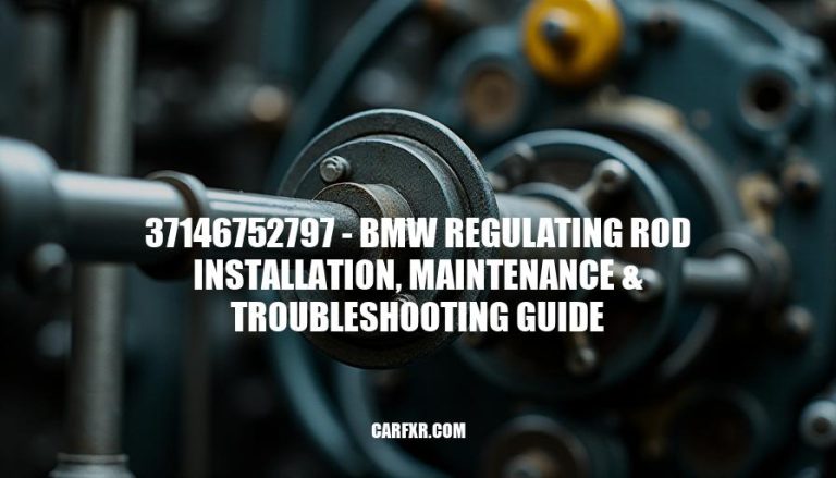 37146752797 - BMW Regulating Rod Installation, Maintenance & Troubleshooting Guide