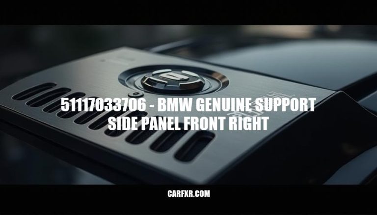 51117033706 - BMW Genuine Support Side Panel Front Right